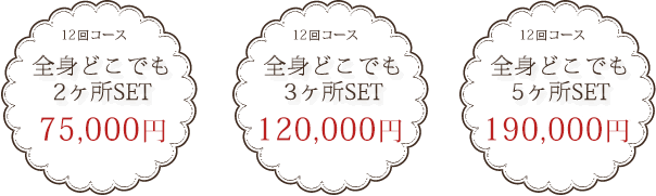 おすすめSETコース